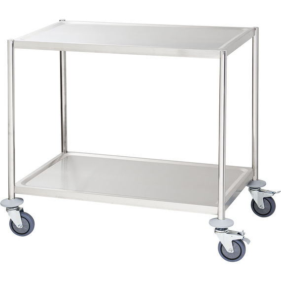 Stalgast Servierwagen mit zwei Borden von 800x500 mm, ohne Griff Stalgast Servierwagen mit zwei Borden von 800x500 mm, ohne Griff