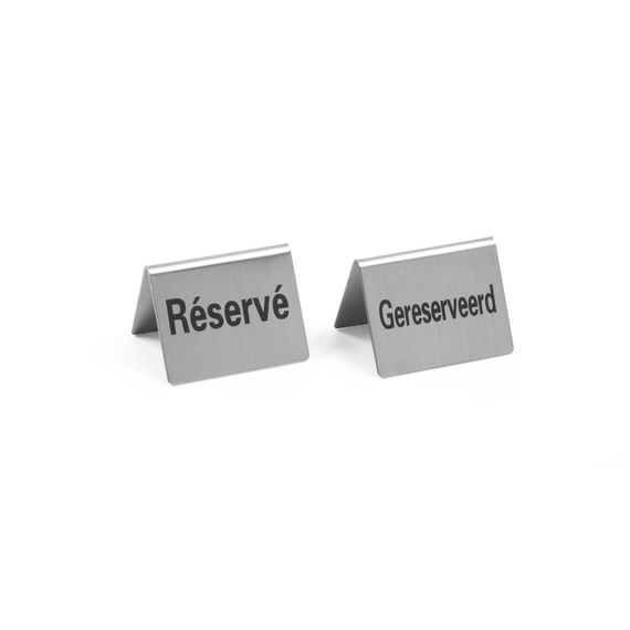Hendi Tischschild Reserviert - 4 Stk., Gereserveerd, 50x35x(H)40mm Hendi Tischschild Reserviert - 4 Stk., Gereserveerd, 50x35x(H)40mm
