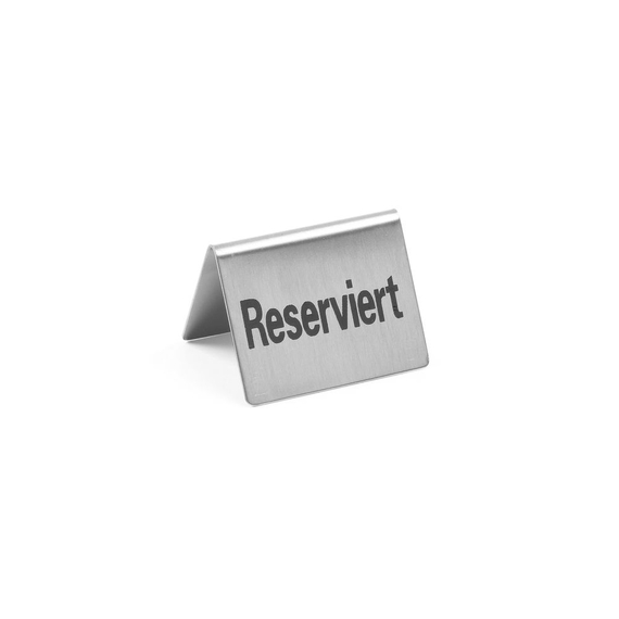 Hendi Tischschild Reserviert - 4 Stk., Reserviert, 50x35x(H)40mm Hendi Tischschild Reserviert - 4 Stk., Reserviert, 50x35x(H)40mm