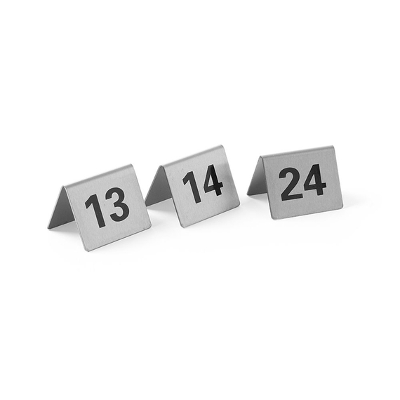 Hendi Tischnummern, Nummer 13-24, 50x35x(H)40mm Hendi Tischnummern, Nummer 13-24, 50x35x(H)40mm