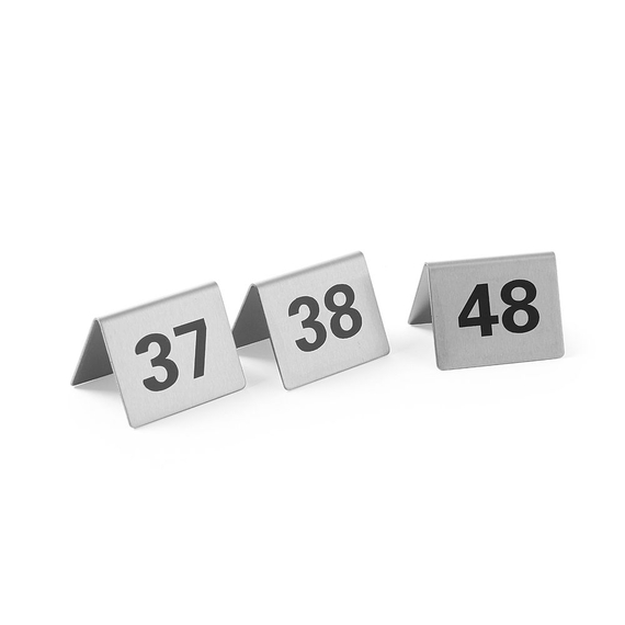 Hendi Tischnummern, Nummer 37-48, 50x35x(H)40mm Hendi Tischnummern, Nummer 37-48, 50x35x(H)40mm