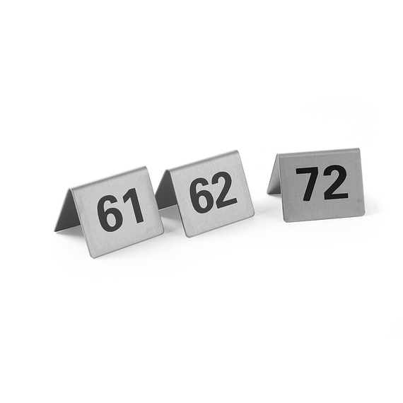 Hendi Tischnummern, Nummer 61-72, 50x35x(H)40mm Hendi Tischnummern, Nummer 61-72, 50x35x(H)40mm