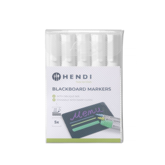 Hendi Kreidemarker 6 mm, 5x weiß Hendi Kreidemarker 6 mm, 5x weiß