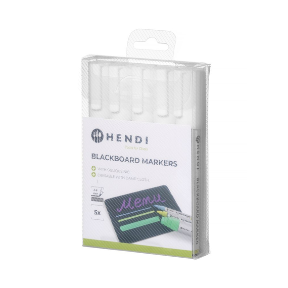 Hendi Kreidemarker 6 mm, 5x weiß 1 Hendi Kreidemarker 6 mm, 5x weiß