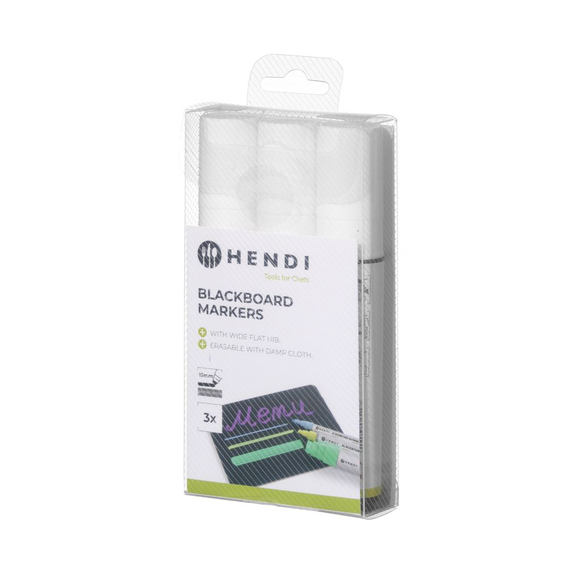 Hendi Kreidemarker 15 mm, 3x weiß 1 Hendi Kreidemarker 15 mm, 3x weiß