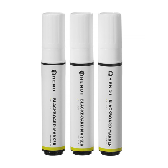 Hendi Kreidemarker 15 mm, 3x weiß 2 Hendi Kreidemarker 15 mm, 3x weiß