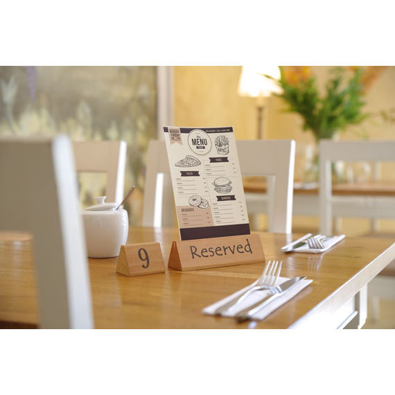 Hendi Tischschild Reserviert, reserved, 152x44x(H)44mm 1 Hendi Tischschild Reserviert, reserved, 152x44x(H)44mm
