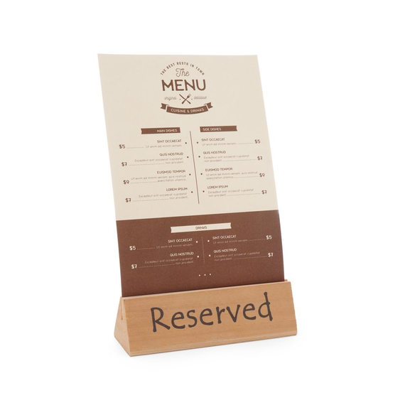 Hendi Tischschild Reserviert, reserved, 152x44x(H)44mm 2 Hendi Tischschild Reserviert, reserved, 152x44x(H)44mm
