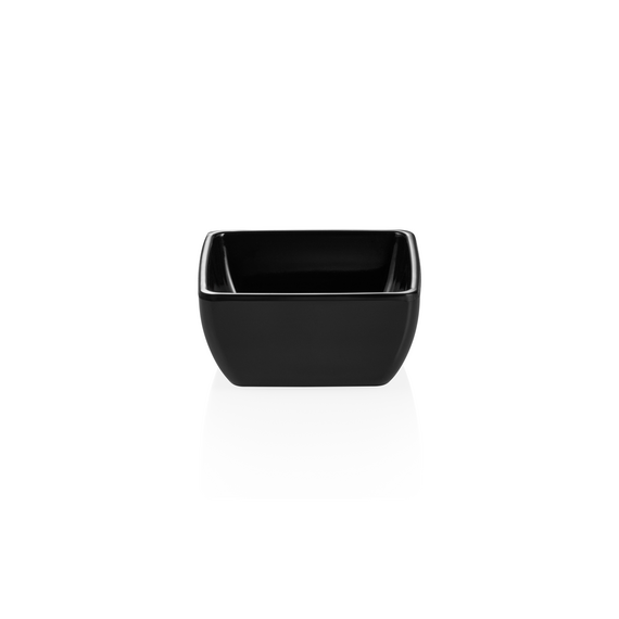 Day & Night Schale, 9 x 9 x 4 cm, schwarz, Melamin Day & Night Schale, 9 x 9 x 4 cm, schwarz, Melamin