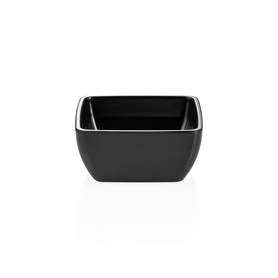Day & Night Schale, 13 x 13 x 6 cm, schwarz, Melamin Day & Night Schale, 13 x 13 x 6 cm, schwarz, Melamin