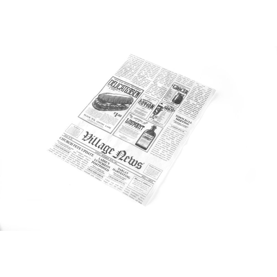 Hendi Einschlagpapier, fettdicht, Zeitungsdruck, 500 Stk., 250x350mm 2 Hendi Einschlagpapier, fettdicht, Zeitungsdruck, 500 Stk., 250x350mm