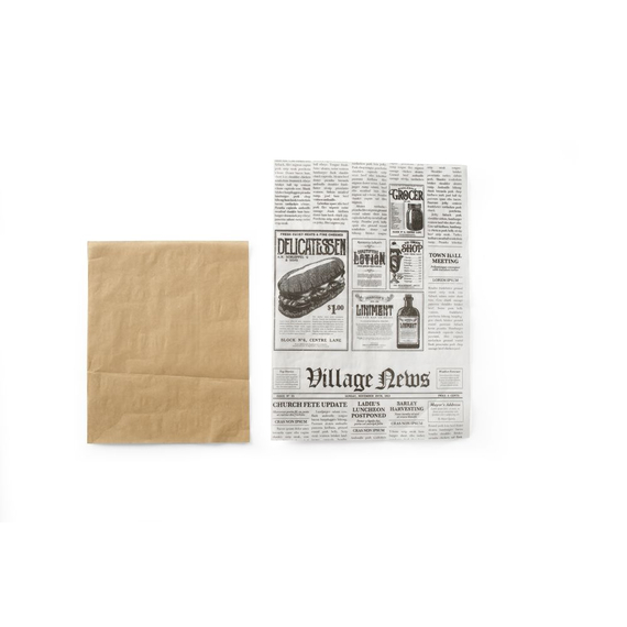 Hendi Einschlagpapier, fettdicht, Zeitungsdruck, 500 Stk., 250x350mm 3 Hendi Einschlagpapier, fettdicht, Zeitungsdruck, 500 Stk., 250x350mm