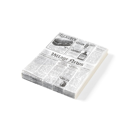 Hendi Einschlagpapier, fettdicht, Zeitungsdruck, 500 Stk., 200x250mm 1 Hendi Einschlagpapier, fettdicht, Zeitungsdruck, 500 Stk., 200x250mm