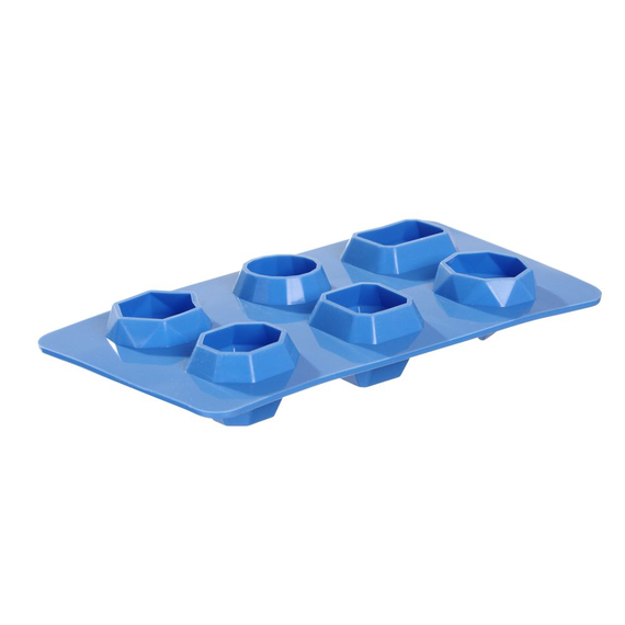 BarUp Eiswürfelform, edelsteinförmig, Blau, 2 Stk., 190x105x(H)30mm BarUp Eiswürfelform, edelsteinförmig, Blau, 2 Stk., 190x105x(H)30mm