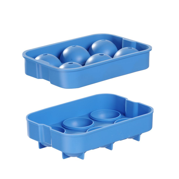 BarUp Eiswürfelform, kugelförmig, Blau, 180x125x(H)50mm 2 BarUp Eiswürfelform, kugelförmig, Blau, 180x125x(H)50mm