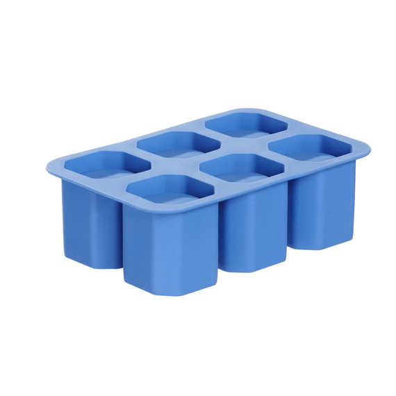 BarUp Eiswürfelform, Shotglas, Blau, 125x190x(H)60mm BarUp Eiswürfelform, Shotglas, Blau, 125x190x(H)60mm