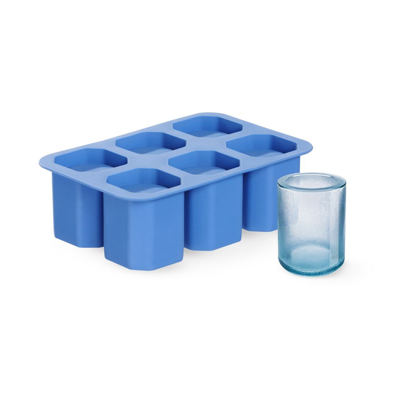 BarUp Eiswürfelform, Shotglas, Blau, 125x190x(H)60mm 2 BarUp Eiswürfelform, Shotglas, Blau, 125x190x(H)60mm