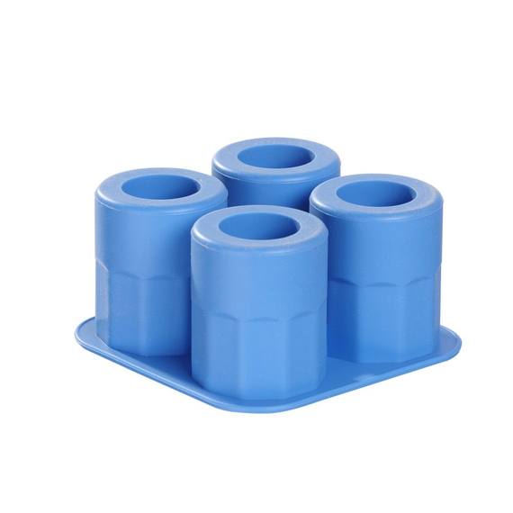 BarUp Eiswürfelform, Shotglas, Blau, 122x122x(H)60mm 1 BarUp Eiswürfelform, Shotglas, Blau, 122x122x(H)60mm