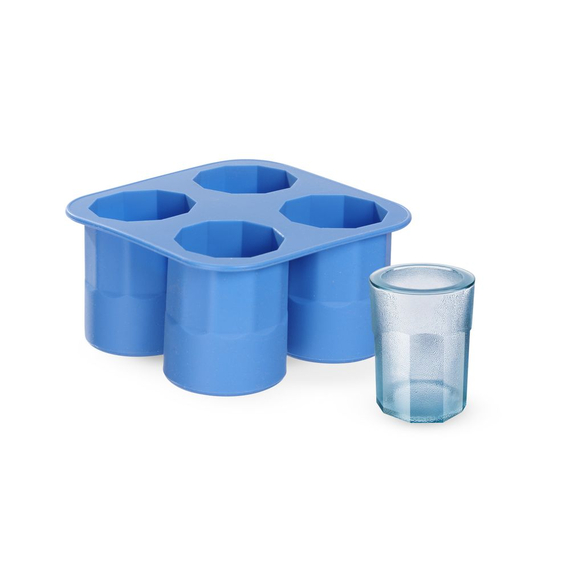 BarUp Eiswürfelform, Shotglas, Blau, 122x122x(H)60mm 2 BarUp Eiswürfelform, Shotglas, Blau, 122x122x(H)60mm