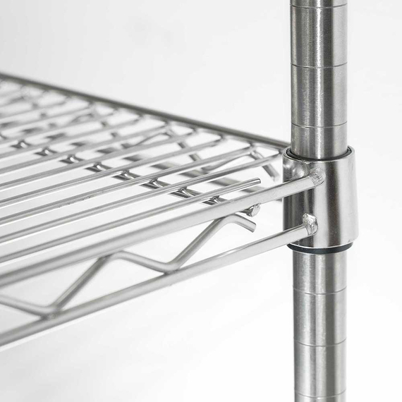 Stalgast Lagerregal aus Chromstahl 1525x610x1800 mm (BxTxH) 1 Stalgast Lagerregal aus Chromstahl 1525x610x1800 mm (BxTxH)