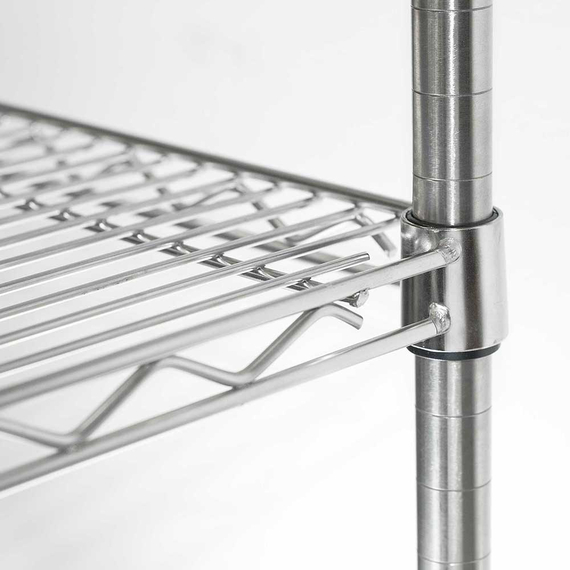 Stalgast Lagerregal aus Chromstahl 1825x610x1800 mm (BxTxH) 1 Stalgast Lagerregal aus Chromstahl 1825x610x1800 mm (BxTxH)