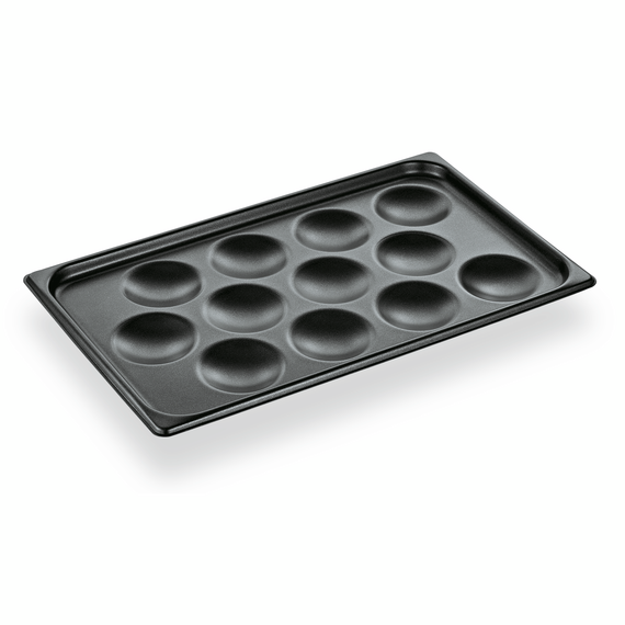 Was Germany Muffinblech GN 1/1 mit Antihaftbeschichtung, 53 x 32,5 cm, Aluminium Was Germany Muffinblech GN 1/1 mit Antihaftbeschichtung, 53 x 32,5 cm, Aluminium