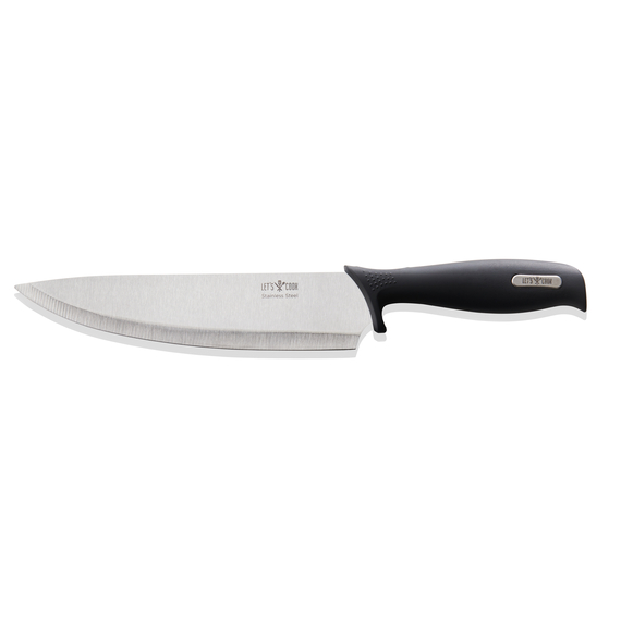 Let`S Cook Kochmesser Knife, 31,5 cm, Edelstahl, Gummi Let`S Cook Kochmesser Knife, 31,5 cm, Edelstahl, Gummi