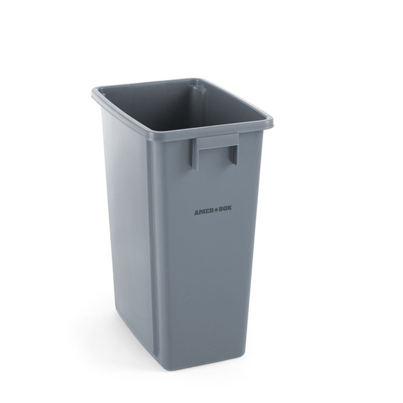 AmerBox Abfalleimer schmal, 60L, Hellgrau, 455x315x(H)580mm AmerBox Abfalleimer schmal, 60L, Hellgrau, 455x315x(H)580mm