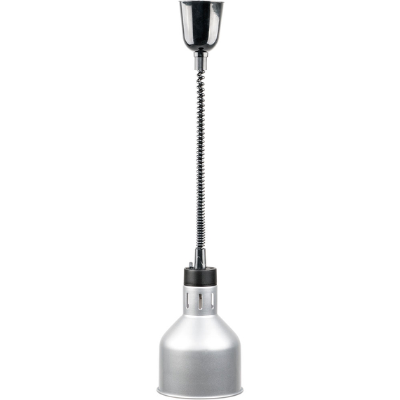 Wärmelampe zur Deckenbefestigung, silberfarben, 0,25 kW, Ø 173 mm Wärmelampe zur Deckenbefestigung, silberfarben, 0,25 kW, Ø 173 mm