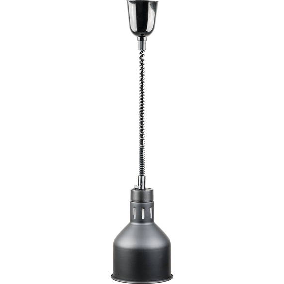 Wärmelampe zur Deckenbefestigung, schwarz, 0,25 kW, Ø 173 mm Wärmelampe zur Deckenbefestigung, schwarz, 0,25 kW, Ø 173 mm