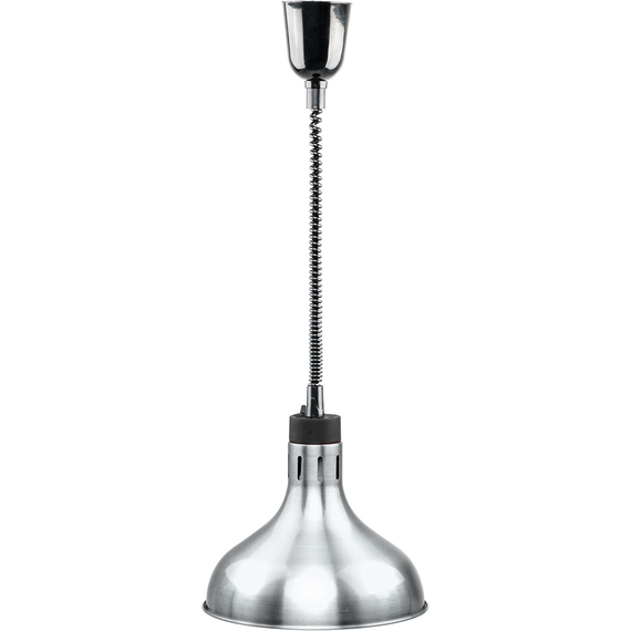 Wärmelampe zur Deckenbefestigung, silber, 0,25 kW, Ø 290 mm Wärmelampe zur Deckenbefestigung, silber, 0,25 kW, Ø 290 mm
