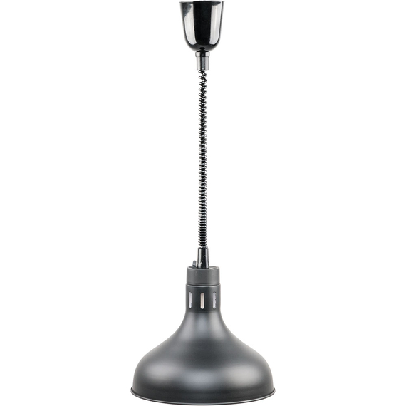 Wärmelampe zur Deckenbefestigung, schwarz, 0,25 kW, Ø 290 mm Wärmelampe zur Deckenbefestigung, schwarz, 0,25 kW, Ø 290 mm