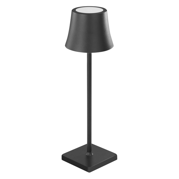 LED-Tischleuchte kabellos mit Touch-Bedienung, dimmbar, schwarz, H. 375 mm LED-Tischleuchte kabellos mit Touch-Bedienung, dimmbar, schwarz, H. 375 mm