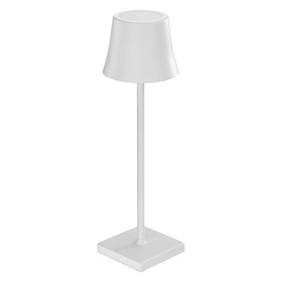 LED-Tischleuchte kabellos mit Touch-Bedienung, dimmbar, weiß, H. 375 mm LED-Tischleuchte kabellos mit Touch-Bedienung, dimmbar, weiß, H. 375 mm