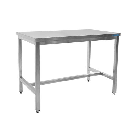 SARO Edelstahltisch ohne Unterblatt - B 1400 x T 700 SARO Edelstahltisch ohne Unterblatt - B 1400 x T 700