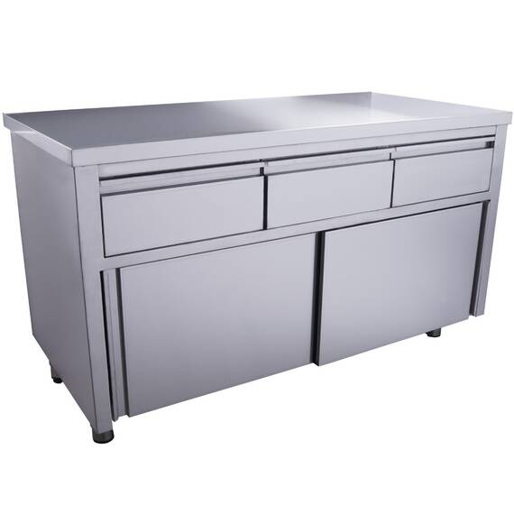 SARO Schiebetürenschrank - 3 Schubladen 1400X700mm SARO Schiebetürenschrank - 3 Schubladen 1400X700mm
