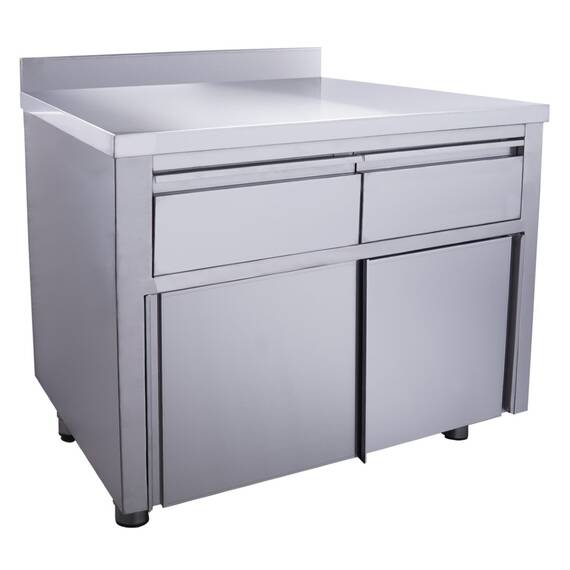 SARO Schiebetürenschrank - 2 Schub 1000X700mmAufkantung SARO Schiebetürenschrank - 2 Schub 1000X700mmAufkantung