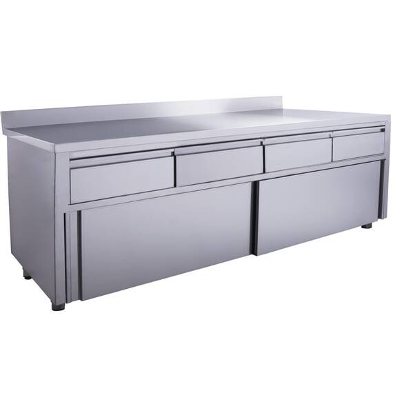 SARO Schiebetürenschrank - 4 Schub.2000X700mmAufkantung SARO Schiebetürenschrank - 4 Schub.2000X700mmAufkantung