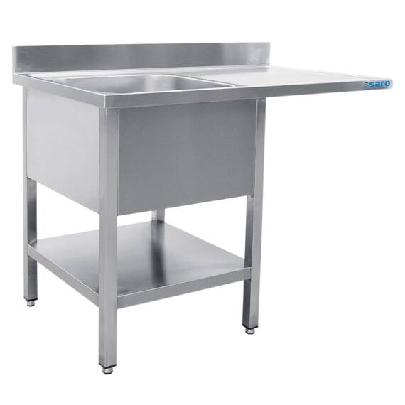 SARO Spülcenter 1 Becken, links - B 1400 x T 600 SARO Spülcenter 1 Becken, links - B 1400 x T 600
