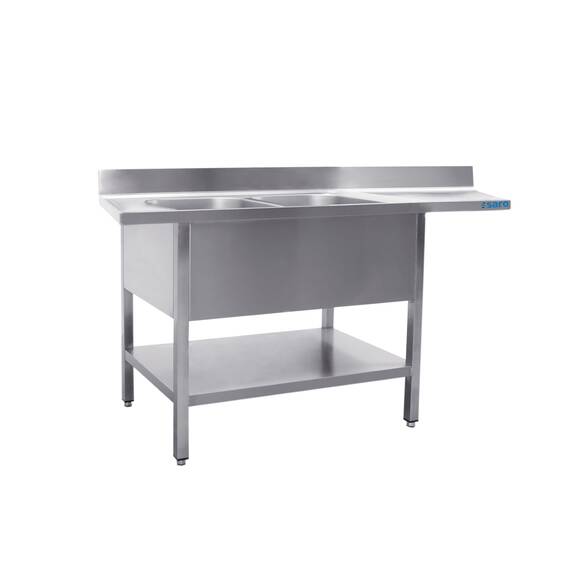 SARO Spülcenter 2 Becken, links - B 1600 x T 700 SARO Spülcenter 2 Becken, links - B 1600 x T 700