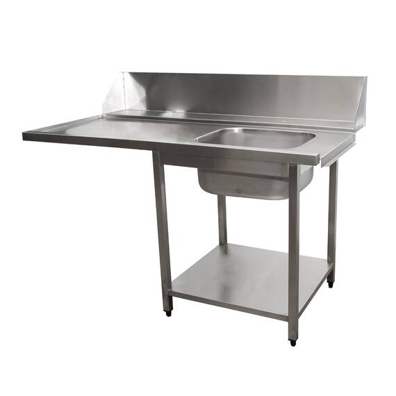 SARO Zulauftisch Spülmaschine rechts 1 Becken 1600mm SARO Zulauftisch Spülmaschine rechts 1 Becken 1600mm