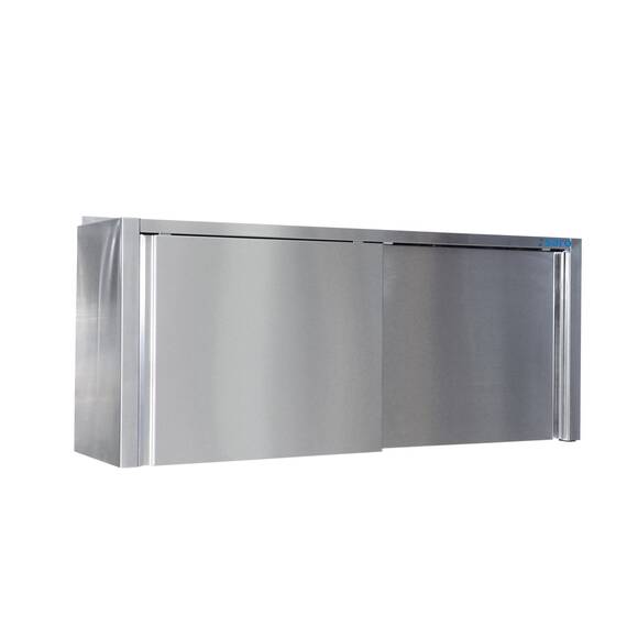 SARO Edelstahlhängeschrank - 400 mm Tiefe 1800mm SARO Edelstahlhängeschrank - 400 mm Tiefe 1800mm