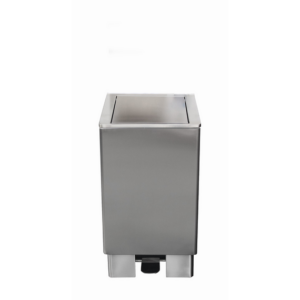 SARO Edelstahlmülleimer 90 Liter, Jupiter