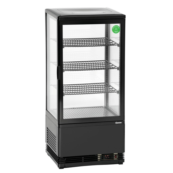 Bartscher Mini-Kühlvitrine 78L, schwarz 6 Bartscher Mini-Kühlvitrine 78L, schwarz