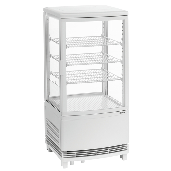 Bartscher Mini-Kühlvitrine 75L2T weiß 8 Bartscher Mini-Kühlvitrine 75L2T weiß