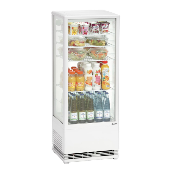 Bartscher Mini-Kühlvitrine 98L 1 Bartscher Mini-Kühlvitrine 98L
