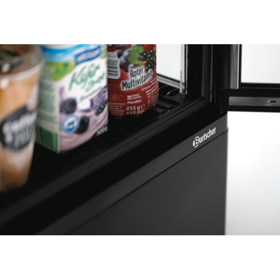 Bartscher Mini-Kühlvitrine 58L-SW 2 Bartscher Mini-Kühlvitrine 58L-SW