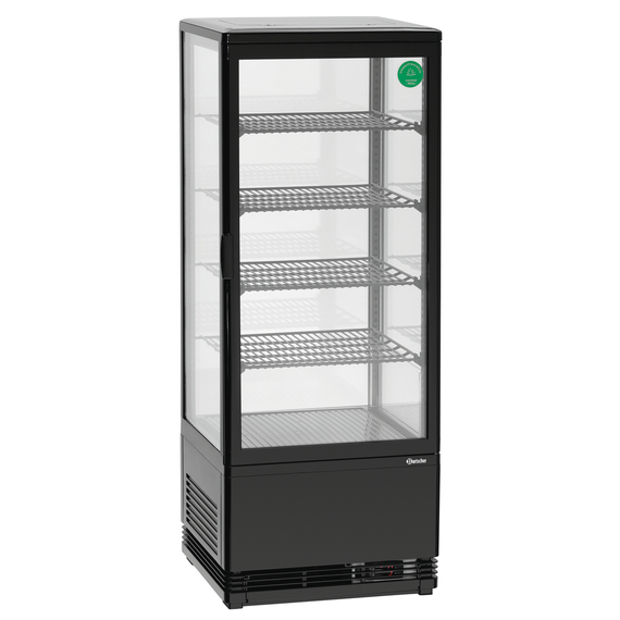 Bartscher Mini-Kühlvitrine 98L-SW 6 Bartscher Mini-Kühlvitrine 98L-SW