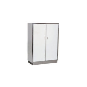 Combisteel Edelstahl Porzellanschrank 1 Tür 5 Level 680