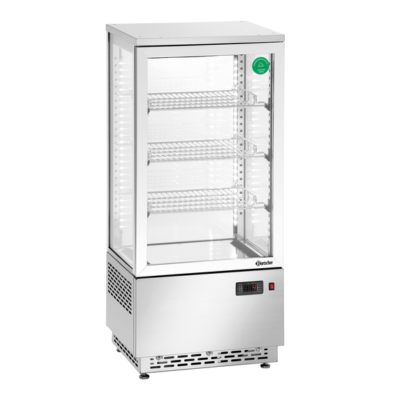 Bartscher Mini-Kühlvitrine 78L, Edelstahl 4 Bartscher Mini-Kühlvitrine 78L, Edelstahl